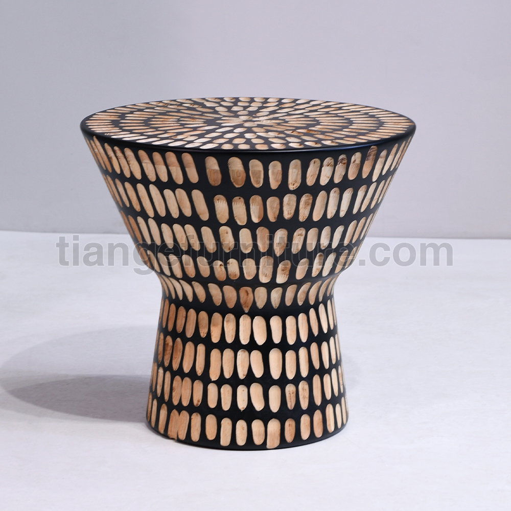 Faroe Textured Side Table D320